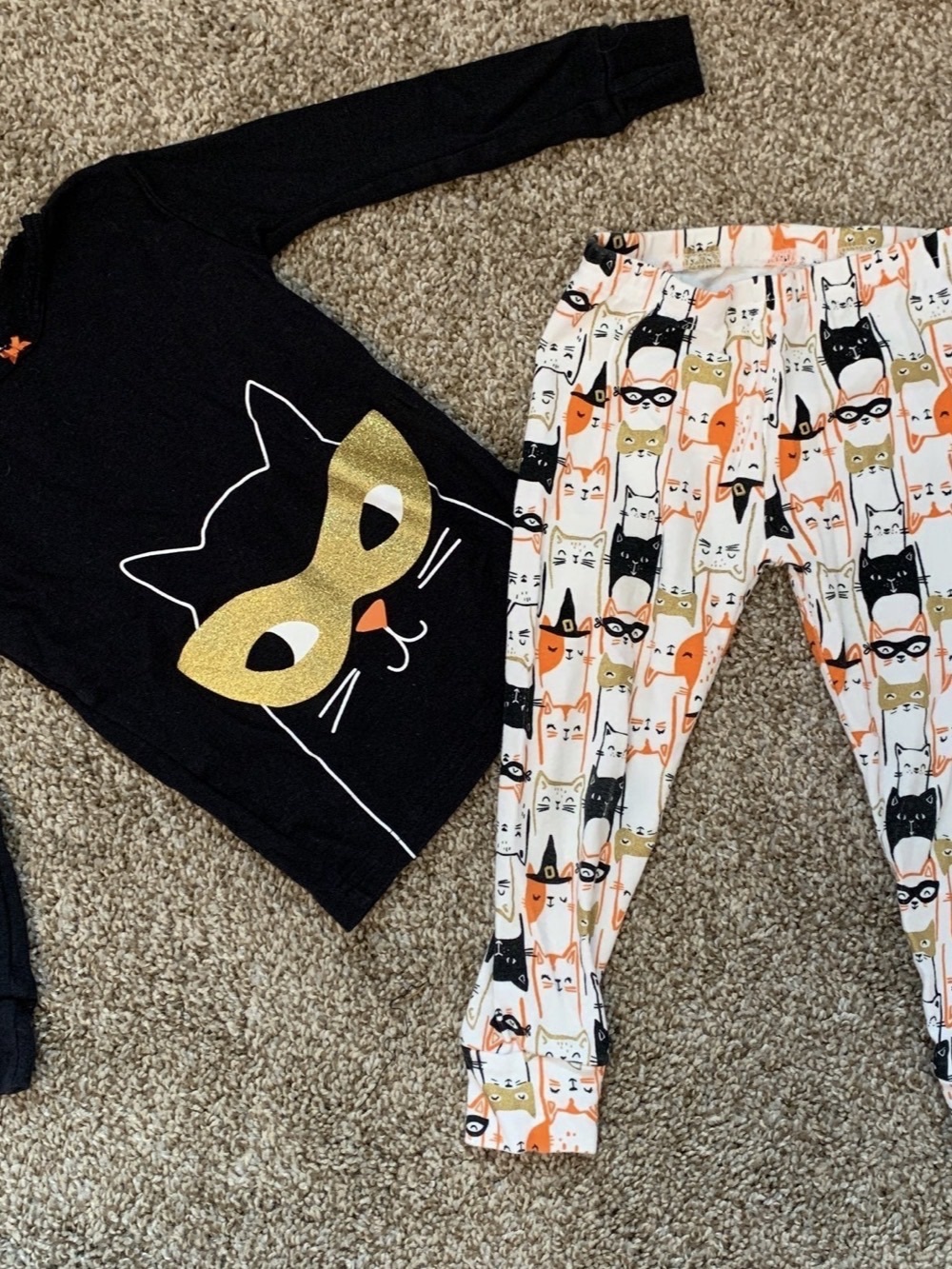 Kids Cat Print Matching Set size 2t